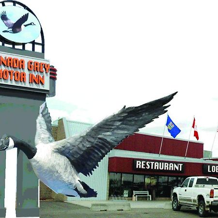 Travelodge Hanna Canada Grey Exterior foto